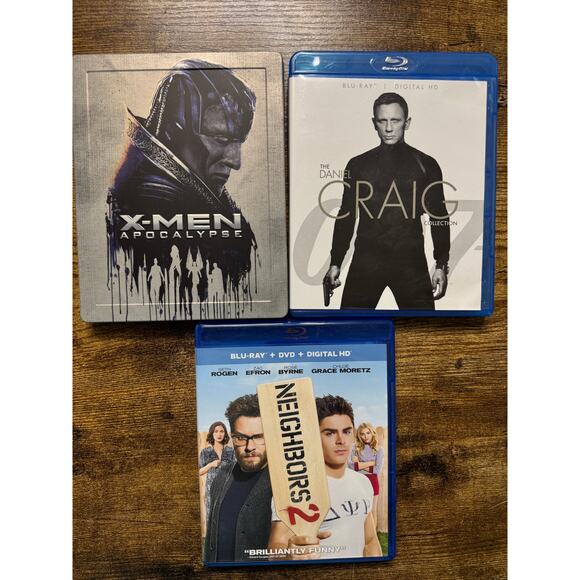 Blu-Ray Action Movie Lot 007 Daniel Craig, X-Men, Batman, Marvel, Terminator - Picture 3 of 3